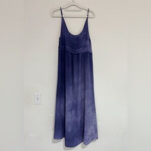 Wilfred Lavender Silk Loose Maxi Bisous Dress